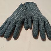 Аксессуары handmade. Livemaster - original item Gloves felted. men`s gloves. Winter gloves.. Handmade.