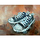 Oil Painting Sneakers Shoes Interior Painting Gift for a Man, Pictures, Izhevsk,  Фото №1
