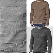 Мужская одежда handmade. Livemaster - original item 100%linen Men`s grunge jumper. Handmade.