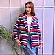 Striped multi-colored cotton jacket. Jackets. IZYUM (theizyum). Online shopping on My Livemaster.  Фото №2