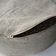 Order Pillow / pouf for meditation with a filler made of hemp seed husk. Mochalka.. Livemaster. . Pillow Фото №3