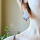 Copper earrings in Oriental style Indian earrings ethnic Blue. Earrings. Strangell Jewelry. My Livemaster. Фото №6