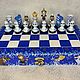 Chess made of wood 'Cold heart'. Chess. Anna Fekolkina chess-souvenirs. Online shopping on My Livemaster.  Фото №2