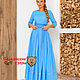 Hope blue dress. Dresses. Slavyanskie uzory. Online shopping on My Livemaster.  Фото №2