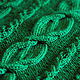 Knitted poncho Emerald for Maria. Ponchos. (Milena-Pobedova) (Milena-Pobedova). Online shopping on My Livemaster.  Фото №2