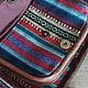 Multi-colored shoulder bag in boho style. Crossbody bag. IndianBoho. My Livemaster. Фото №4