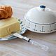 Заказать Маслёнка с якорями. Керамика ручной работы. Женя (JaneCeramics). Ярмарка Мастеров. . Банки Фото №3