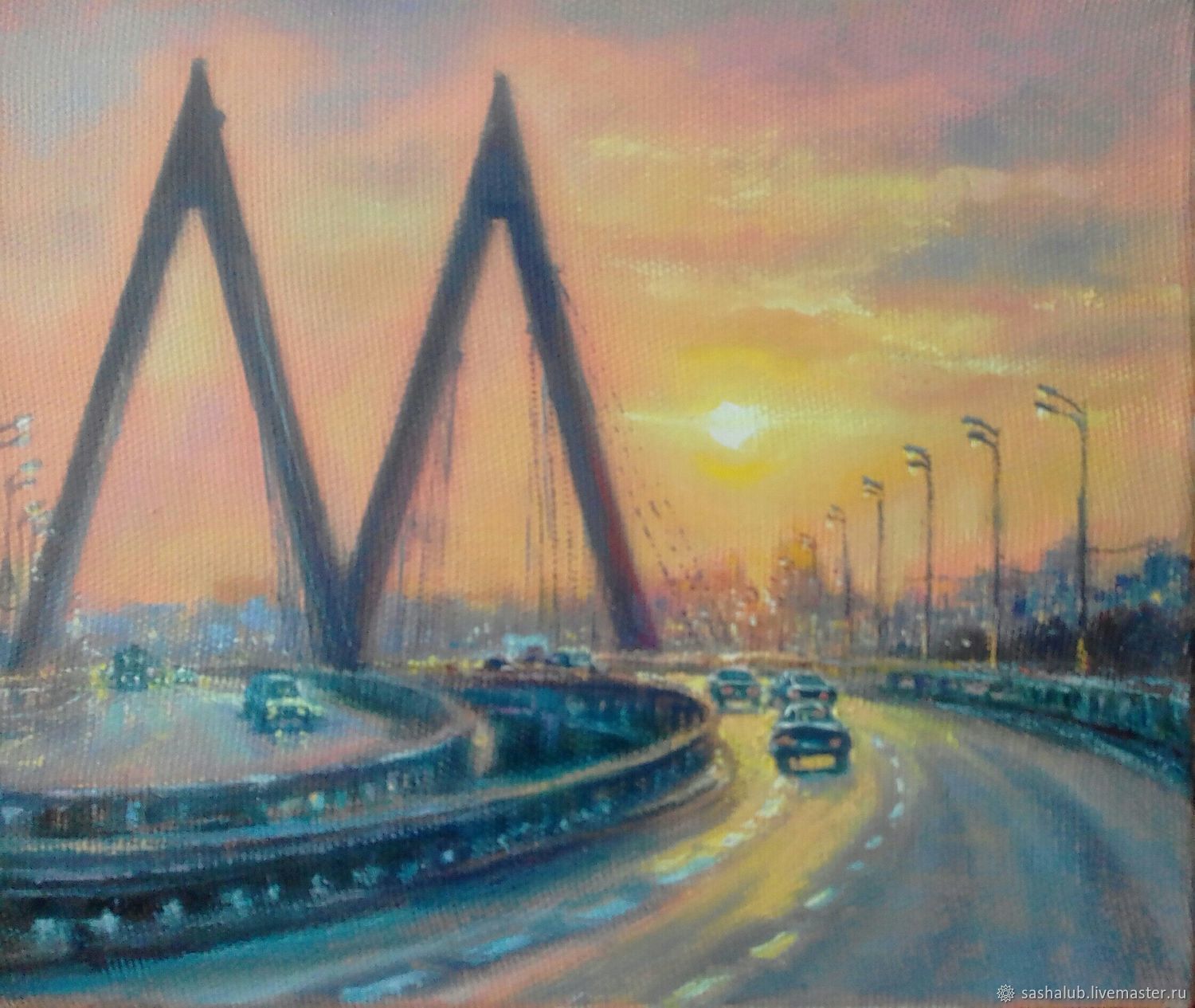 Мост Миллениум Казань рисунок