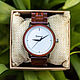 «Dune Red» от Timbersun, наручные часы из дерева и металла, Часы наручные, Москва,  Фото №1