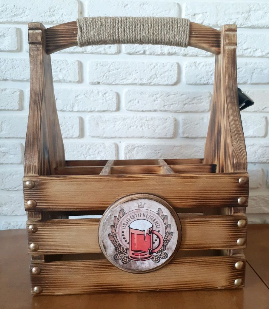 Короб-переноска для бутылок пива с открывалкой в интернет-магазине ...