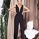 Jumpsuit with a cutout in the front. Jumpsuits & Rompers. buravovabrand. My Livemaster. Фото №6