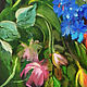 Painting: rose and hyacinth flowers 'AWAKENING. Morning'. Pictures. Art-terapiya Iriny Churinoj (irina-churina). Ярмарка Мастеров.  Фото №6