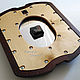 Reloj de pared 'Gran tiempo' madera tallada vidrio. Watch. KancyrevDecoration. My Livemaster. Фото №6