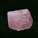 Natural Rose Quartz mineral, Raw stone, Moscow,  Фото №1