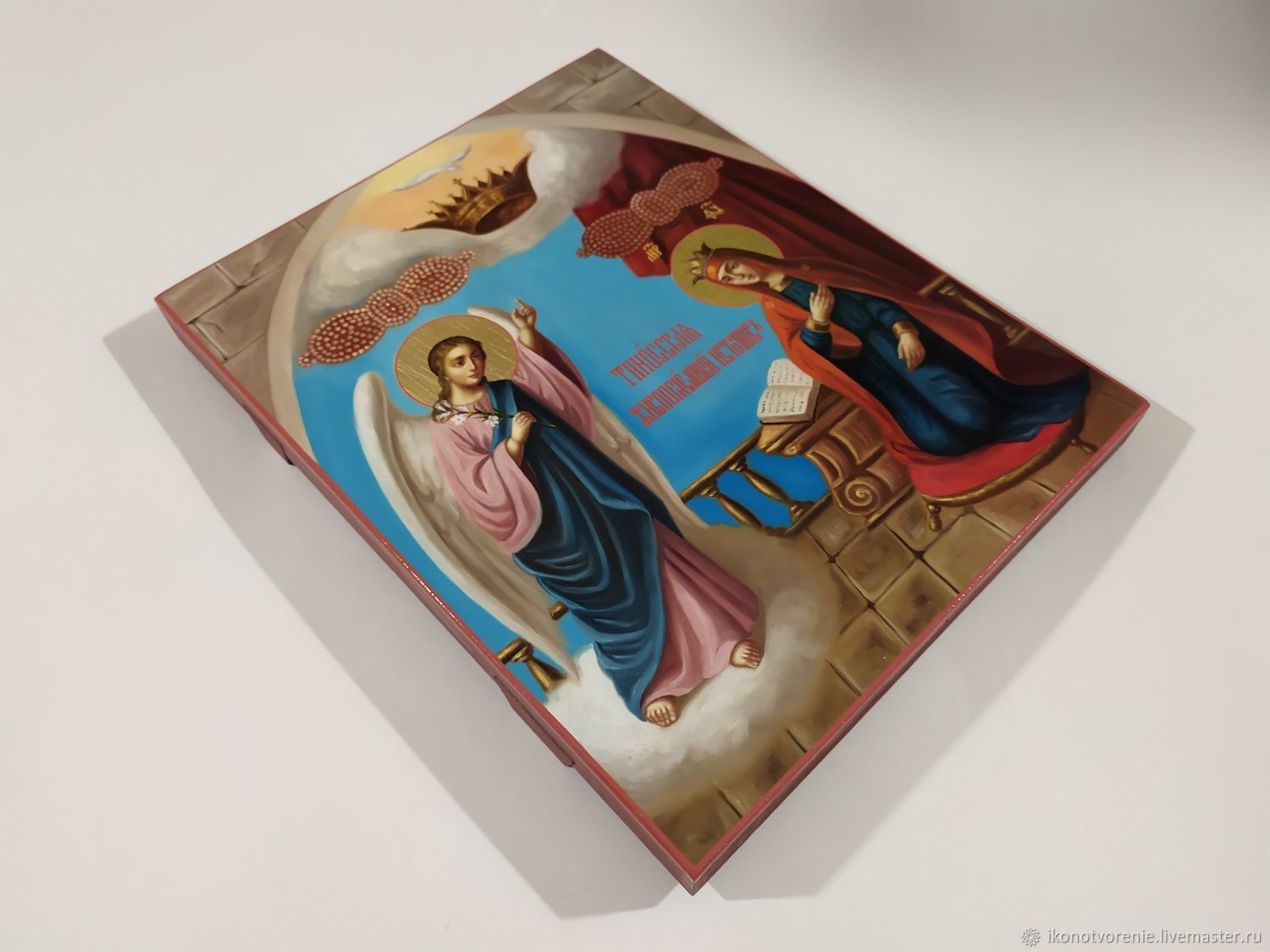 Икона Благовещения Пресвятой Богородицы 24х30см – заказать на Ярмарке ...