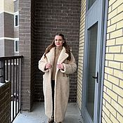Одежда handmade. Livemaster - original item Coats: Eco-fur coat (wool). Handmade.