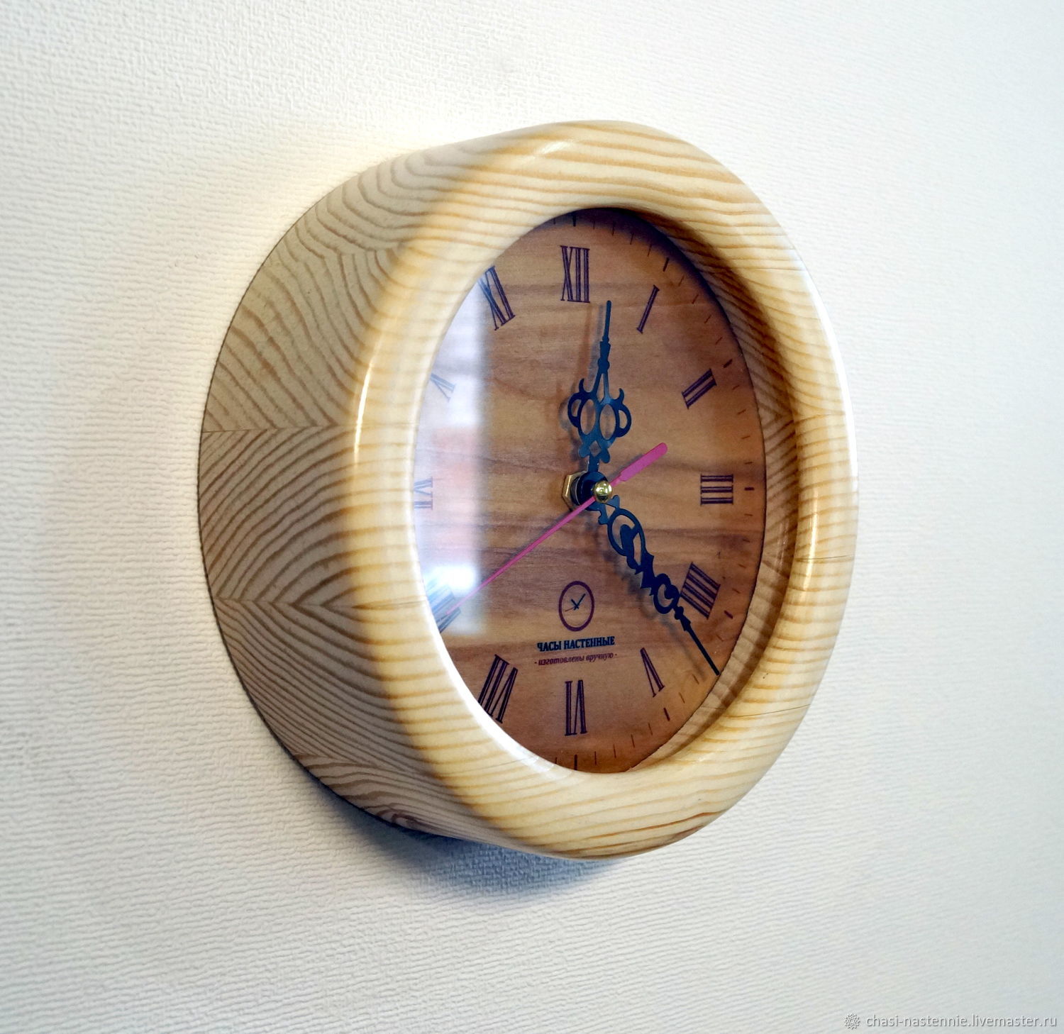 Деревянные часики элегантный экостиль, необычные часы настенные 190мм купить в интернет-магазине Ярмарка Мастеров по цене 2962.5 ₽ – HWYNLRU