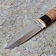 Knife dagger 'Highlander-1' 95h18 birch bark hornbeam. Knives. Artesaos e Fortuna. My Livemaster. Фото №4