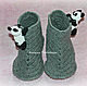 Slippers 'Restless Panda', Slippers, Orenburg,  Фото №1