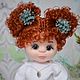 Кукла вязаная "Юляша". Куклы и пупсы. Тамара и Анастасия (Вязаные игрушки). Ярмарка Мастеров.  Фото №4