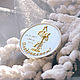 Медаль на рождение ребенка серебро 925, Медали, Кемерово,  Фото №1