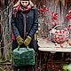Кожаная сумка "Остин" зеленого цвета, Классическая сумка, Гатчина,  Фото №1