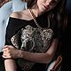 -35%Туника"Black Queen"в стиле DG с вышивкой. Футболки. Oksana Prince. Ярмарка Мастеров.  Фото №6