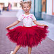 Skirt of tulle for girls Red Birdie, Skirts, Moscow,  Фото №1