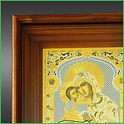 Картины и панно handmade. Livemaster - original item Vladimir icon of the mother of God /in Kyoto/ z45. Handmade.