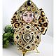 Матрёшка 2 в1 интерьерная ёлочная игрушка  в стиле Versace 13*9 см. Игрушки. SUCHANDRA. Ярмарка Мастеров.  Фото №5