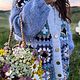 Вязаный кардиган. Кардиганы. MY FLOWER KNITTING. Ярмарка Мастеров.  Фото №6