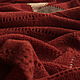 Red stole knitted merino lamb wool ' Momidzi'. Wraps. SolarisArtis. My Livemaster. Фото №4