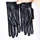 Size 6.5. Winter gloves made of genuine black leather. LABBRA. Vintage gloves. Butichok from N.. My Livemaster. Фото №4