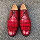 Classic men's shoes, lace-up, crocodile leather, Shoes, St. Petersburg,  Фото №1