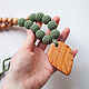 Slingobuses with a juniper leaf pendant. Slingbus. MaraBoo Handmade. Online shopping on My Livemaster.  Фото №2