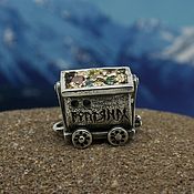Украшения handmade. Livemaster - original item Dwarf mine trolley charm. Handmade.
