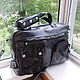 Bag leather men's Brutal 3 for Dmitry). Men\'s bag. Innela- авторские кожаные сумки на заказ.. Online shopping on My Livemaster.  Фото №2