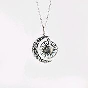 Широкое кольцо «Спираль», Серебро 925