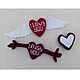 Gifts on February 14: A set of hearts, a heart with wings, a heart, Gifts for February 14, Barnaul,  Фото №1