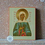 Святой Николай Чудотворец, рукописная икона