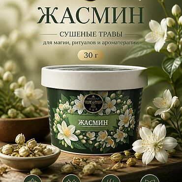 Фен-шуй и эзотерика ручной работы. Ярмарка Мастеров - ручная работа Жасмин сушеный (магия трав) 30гр.. Handmade.