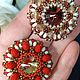 Заказать Круглая брошь-пуговица. SEMANTIC BROOCH. Ярмарка Мастеров. . Брошь-булавка Фото №3