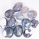 Agate, chalcedony spotted, 41- 60 mm (gray with white spots) Brazil. Cabochons. Stones of the World. My Livemaster. Фото №6