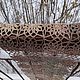 Шарф женский вязаный чистошерстяной оттенка "какао". Шарфы. IRINA GRUDKINA Handmade Knitwear. Интернет-магазин Ярмарка Мастеров.  Фото №2