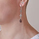 Order Long East earrings with drops of Czech glass. Aliento-jewerly (alientojewelry). Livemaster. . Earrings Фото №3