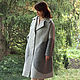 Wool felted coat, L-XL in stock. Coats. STUDIO-FELT Katerina Alekseeva. My Livemaster. Фото №4