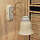 Order Italian retro wall-mounted single lamp in the bathroom. Elena Zaychenko - Lenzay Ceramics. Livemaster. . Wall lights Фото №3