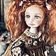 LYDIA. Author's textile doll collectible. Dolls. AlbinaDolls. My Livemaster. Фото №4