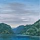oil painting 'Mountain lake'. Pictures. letymary (letymary). Online shopping on My Livemaster.  Фото №2