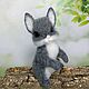 Кролик Зайчик Заяц валяная игрушка из шерсти, Войлочная игрушка, Пенза,  Фото №1
